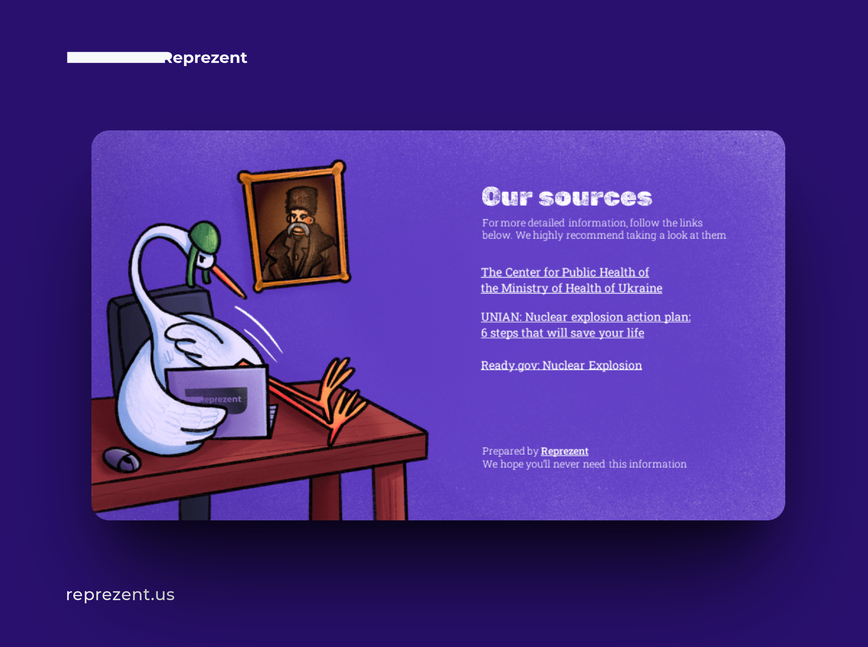 Slide from Presentation About Nuclear Danger | Drawing process ai company presentation deck design design drawing google slides graphic design illustration keynote pitch deck pitch deck design power point powerpoint presentation presentation design presentation layout slide typography