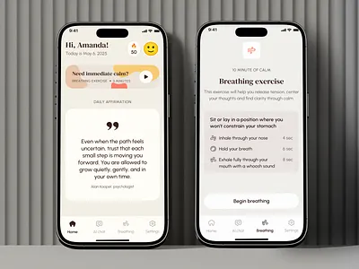 Meditation App Mobile Design