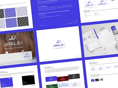 Jaelex Brand Identity brand guideline brand identity branding logo logo design