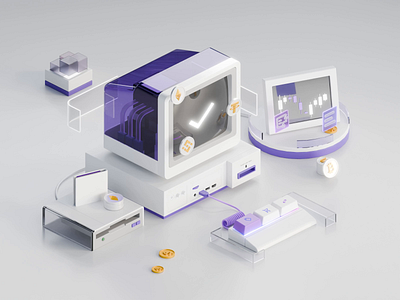 Neco - Crypto 3D Animation 3d 3d animation 3d illustration animate asset automation b2b blockchain clean crypto crypto currency dapp digital assets fintech illustration investation modern design render saas startup