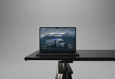 UI Wiki - Smart Shipping Platform Hero Design real time tracking platform