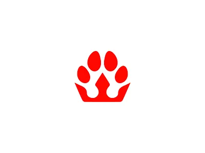 FitzPet Logo animal branding canine cat crown design dog doggy fluffy food logo logo design paw paws pet royal supplies