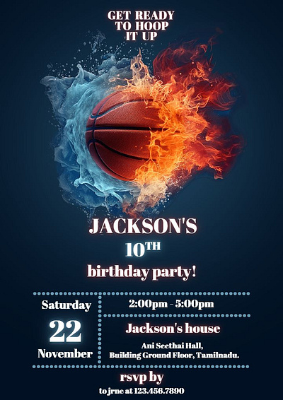 Creative Birthday Invitation Card for Boy Custom Designs birthday card graphic design invitation template