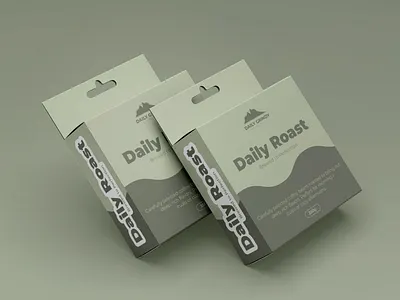 Stylish Coffee Box Packaging minimalist packaging