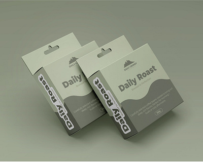 Stylish Coffee Box Packaging minimalist packaging