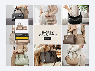 Liora - Luxury Handbag Website Design aboxagency branding craftsmanship fashion gifting handbags liora liora handbags modern satchel handbags shopandstyle shoulder bags sling bags the vienna bag totes bags ui ux