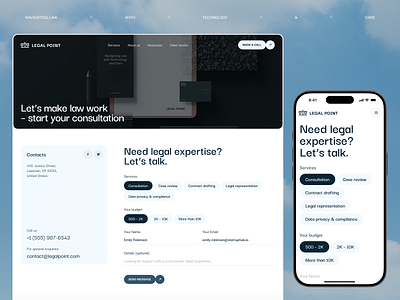 Landing Page for Law Firm creative website landing page landing page design law law brand law firm landing page law firm website law logo law website lawyer website legal branding legal logo legal page modern landing page modern website responsive landing page web design web ui website website design