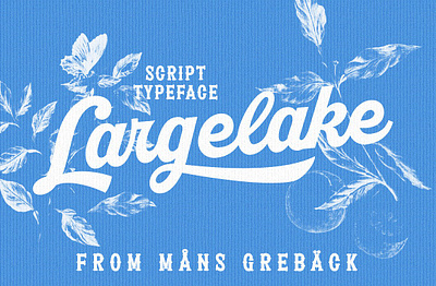 Largelake – Clean Logotype Font branding hand drawn hand lettered handwriting handwritten largelake – clean logotype font logotype mans greback pencil decorative poster script sleek style advertising tattoo connected
