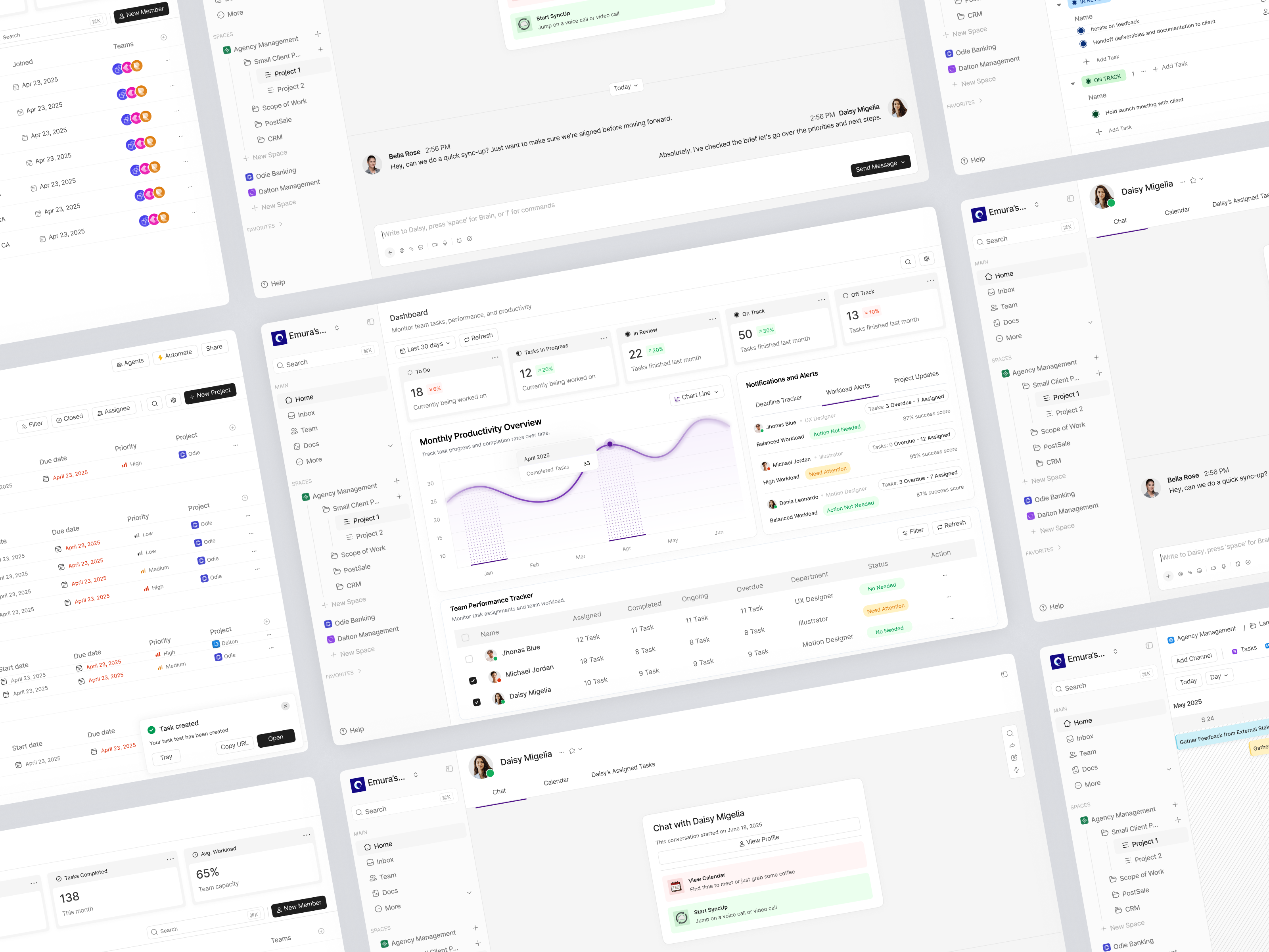 Example of Dashboard/Web App Design