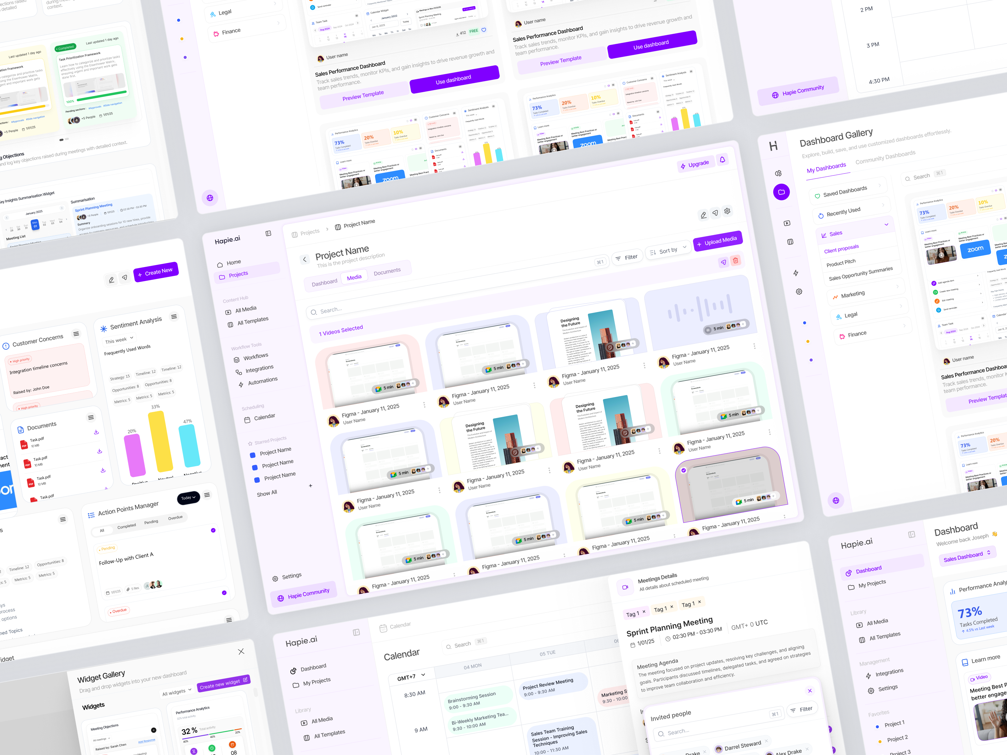 Example of Dashboard/Web App Design