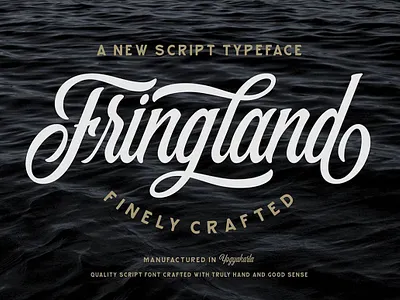 Fringland Casual Script alternates creative script bold script branding casual script decorative display font fancy script fringland casual script handwritten logo font retro script script font