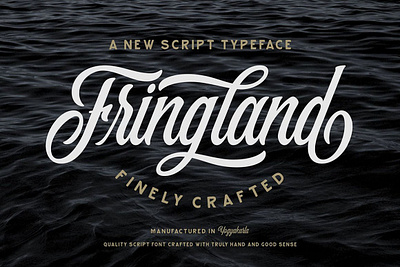 Fringland Casual Script alternates creative script bold script branding casual script decorative display font fancy script fringland casual script handwritten logo font retro script script font