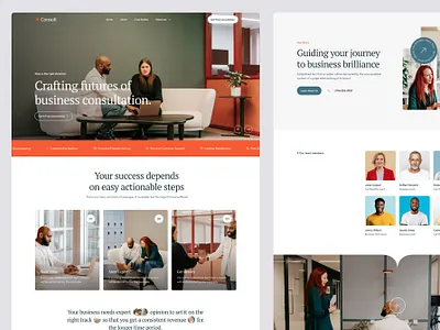 Business Consultation Website Design branding business business consultation consultation cooperate design design figma framer illustration landing page ui uiux web design website design