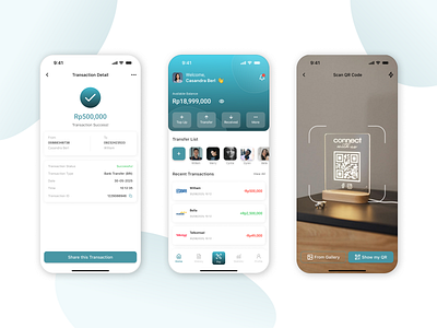 Mobile Banking App – Seamless & Modern UI Design mbanking app mbanking ui mbanking ui design mobile banking mobile banking ui design qr code qr code mobile transaction details ui design ui mobile uiux