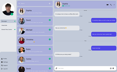DailyUI - Direct Messages dailyui design direct direct messages figma messages ui ux uxui web