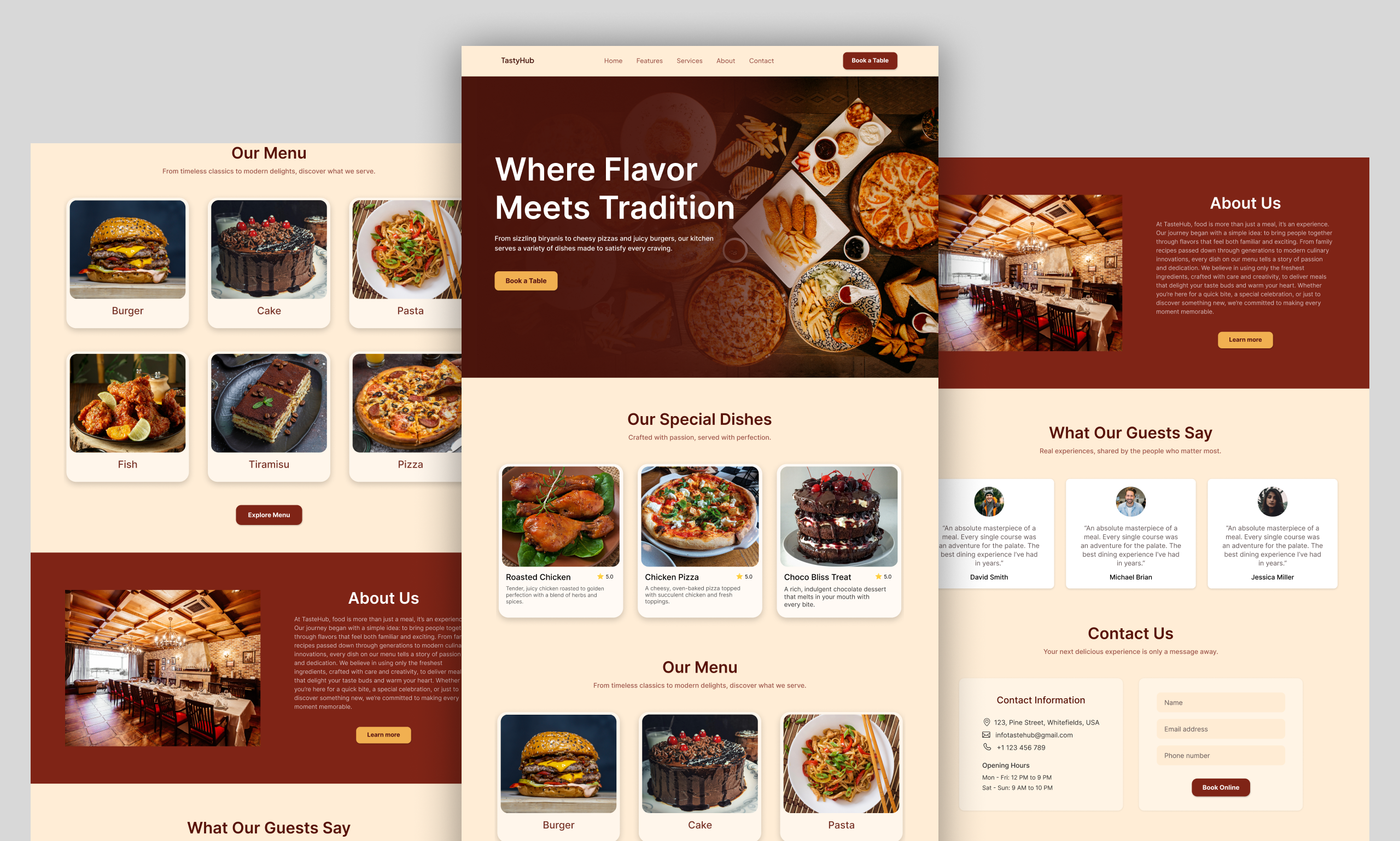 Restaurant Website UI Design responsive design restaurant design restaurant web design restaurant web ui restaurant website restaurant website design restaurant website design ui restaurant website ui restaurant website uidesign uiux design web design website design website ui