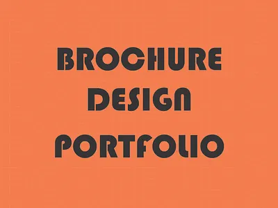"Professional Brochure Design Showcase"