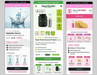 Shopify Product Templates droppshipping graphic design product product template shopify shopify product page webdesign