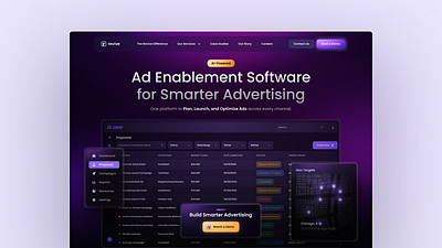 Product Landing Page branding creative figma graphic design landing page saas ui ux