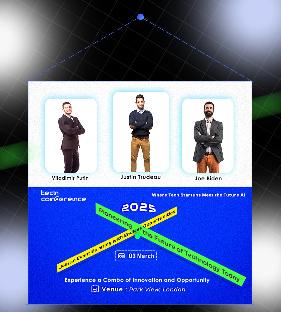 Tech Conference Poster Design Process adobephotoshop design process event poster photoshop poster design tech conference event design