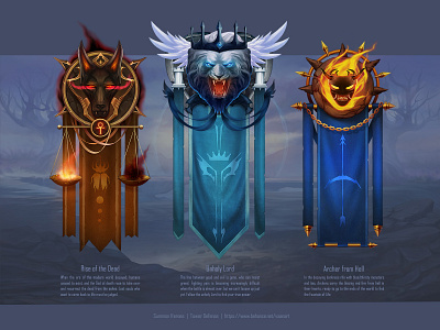 Summon Heroes | Game Art 2d app art artist design game guii icon illustration indie ui ux vaanart