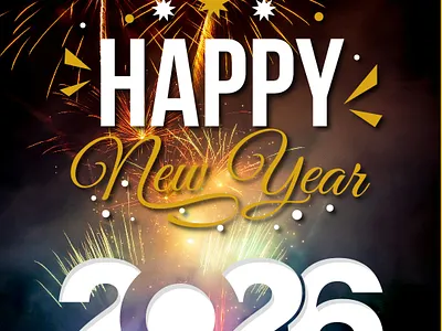 HAPPY NEW YEAR 3d animation branding graphic design logo motion graphics ui