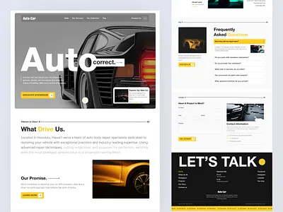 AUTO-Car Landing Page autocardesign autocaruidesign branding cardesign carfigmadesign carlandingpage carui carwebsite graphic design luxurycars luxurycarwebsite uiuxdesign
