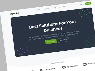 Business Consulting Service Website b2b b2b landing page b2b website business company consulting consulting website creative design figma design landing page modern website service website web design website design website ui