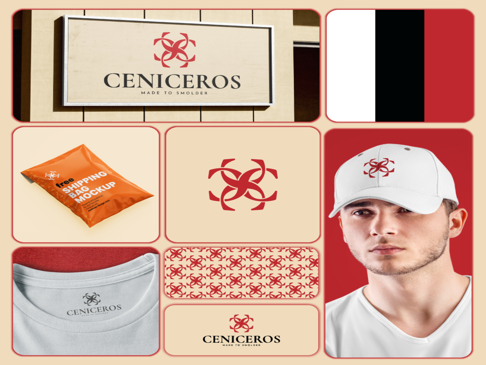 Example of Luxury Monogram Streetwear Logo Design