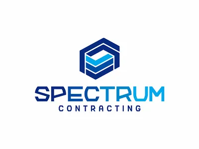 REAL ESTATE BUILDING LOGO abstract blue logo building comstruction logo geometric logo design minimal real estate logo