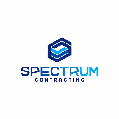 REAL ESTATE BUILDING LOGO abstract blue logo building comstruction logo geometric logo design minimal real estate logo