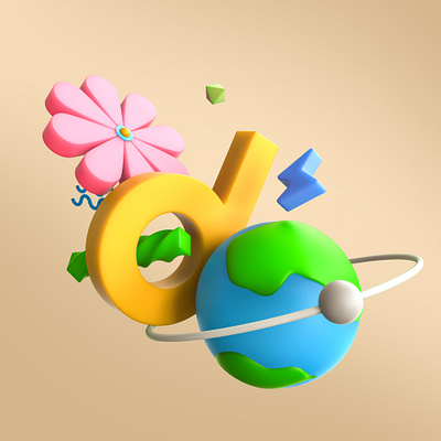 ODO Icon 3d animation branding logo motion graphics