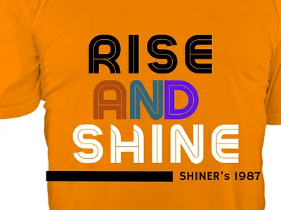 Standard and Professional T-shirt Design dribbble design