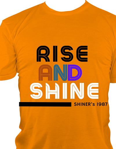 Standard and Professional T-shirt Design dribbble design