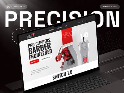 Duett – Barber Prop Clipper Website Design premium ecommerce design