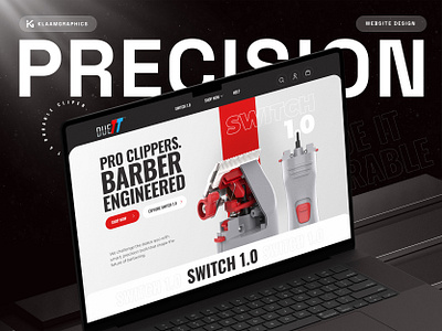 Duett – Barber Prop Clipper Website Design premium ecommerce design