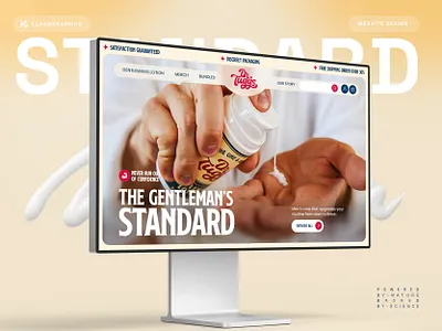 Dr. Tuggs – Premium Gentleman Lotion Website UI/UX grooming essentials