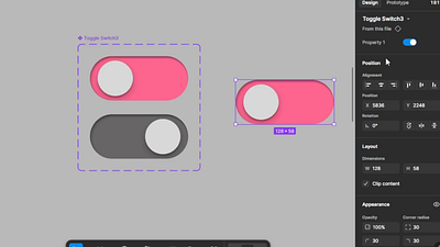 Crafting the perfect toggle switch UI design on Figma ⚡️ animation ui