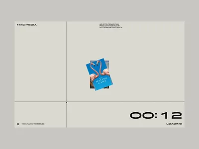 Mac Media animation cape town counter graphic design loading page malvah photography portfolio preloader south africa ui ux web design wildlife