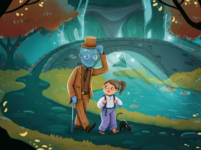 Illustration for Children's Book cover design book illustration character design childrens book cover design fairy fantasy illustration procreate