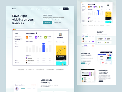 High-Converting SaaS Landing Page Design creative landing page design for startups dribbble shots landing page design modern ui product landing page saas design saas landing page saas ui saas ux startup design ui design uiux user experience user interface design ux design web app design web design website design