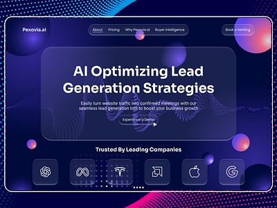 AI-Powered Website UI UX Website Design Concept ai animation branding figmadesign gradientui graphic design landingpage moderndesign motion graphics saasdesign uidesign uxuidesign webdesign websitedesign