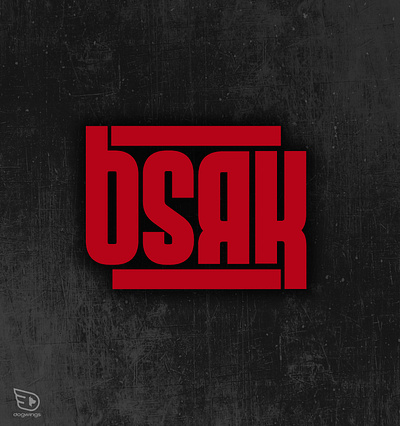 Logo concepts beserk chipdavid dogwings graphic design logo vector word mark