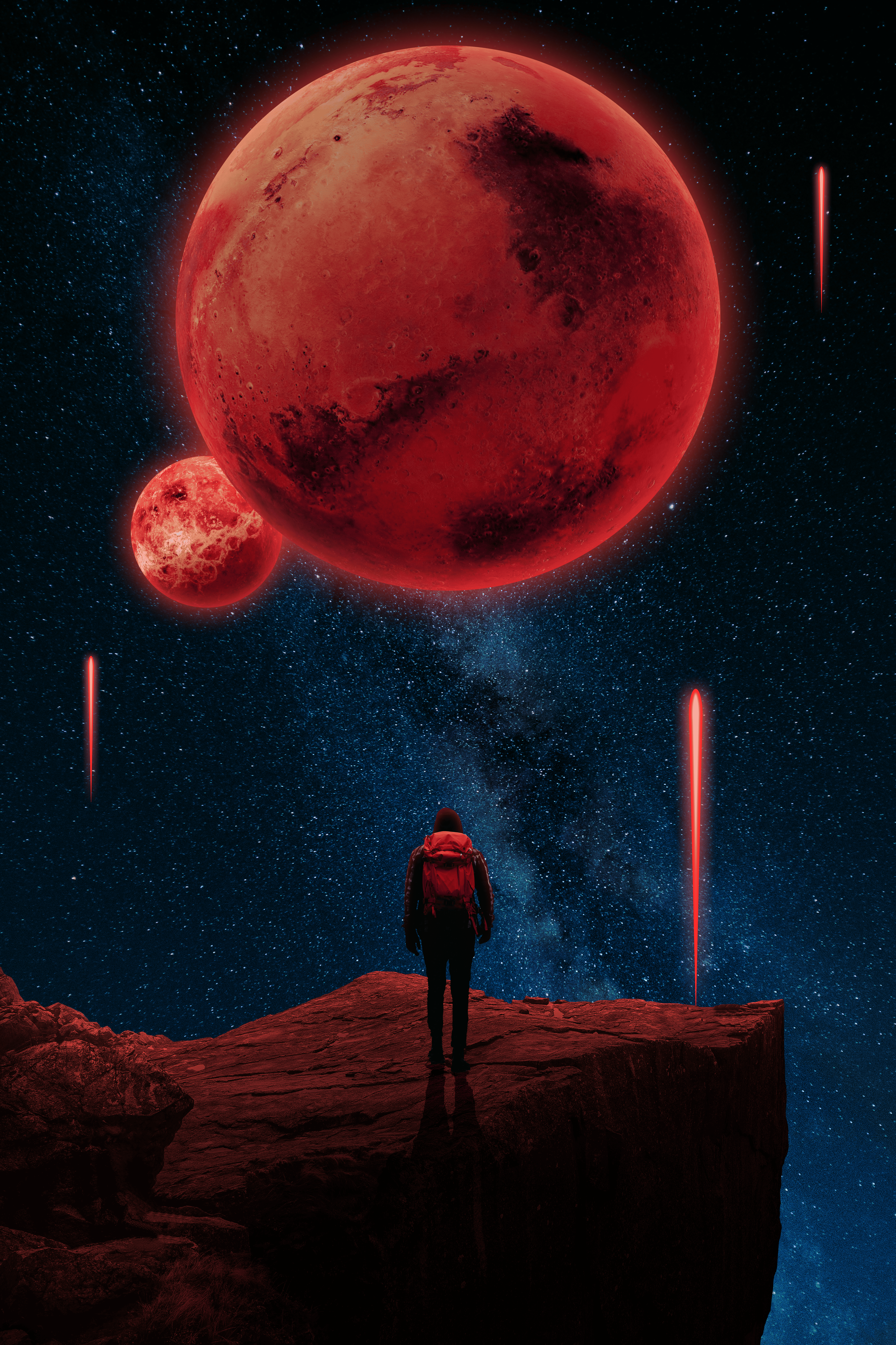 Example of Custom Space Digital Artwork