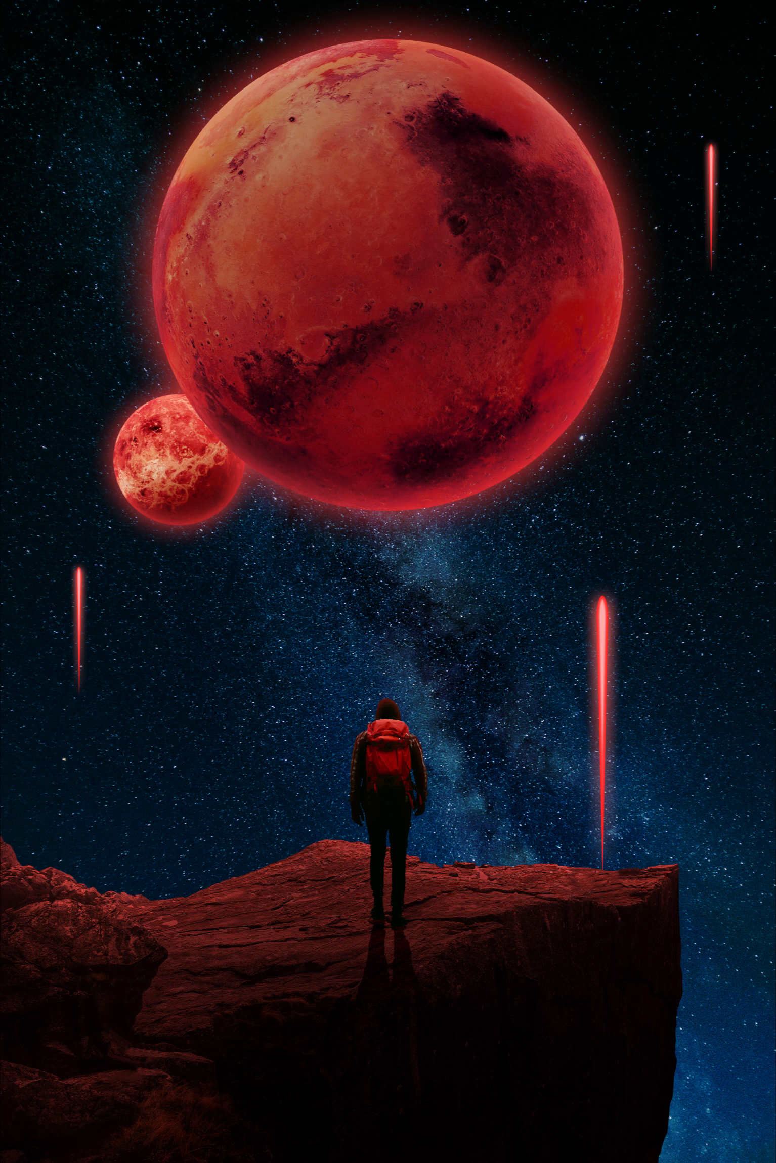 Example of Custom Space Digital Artwork