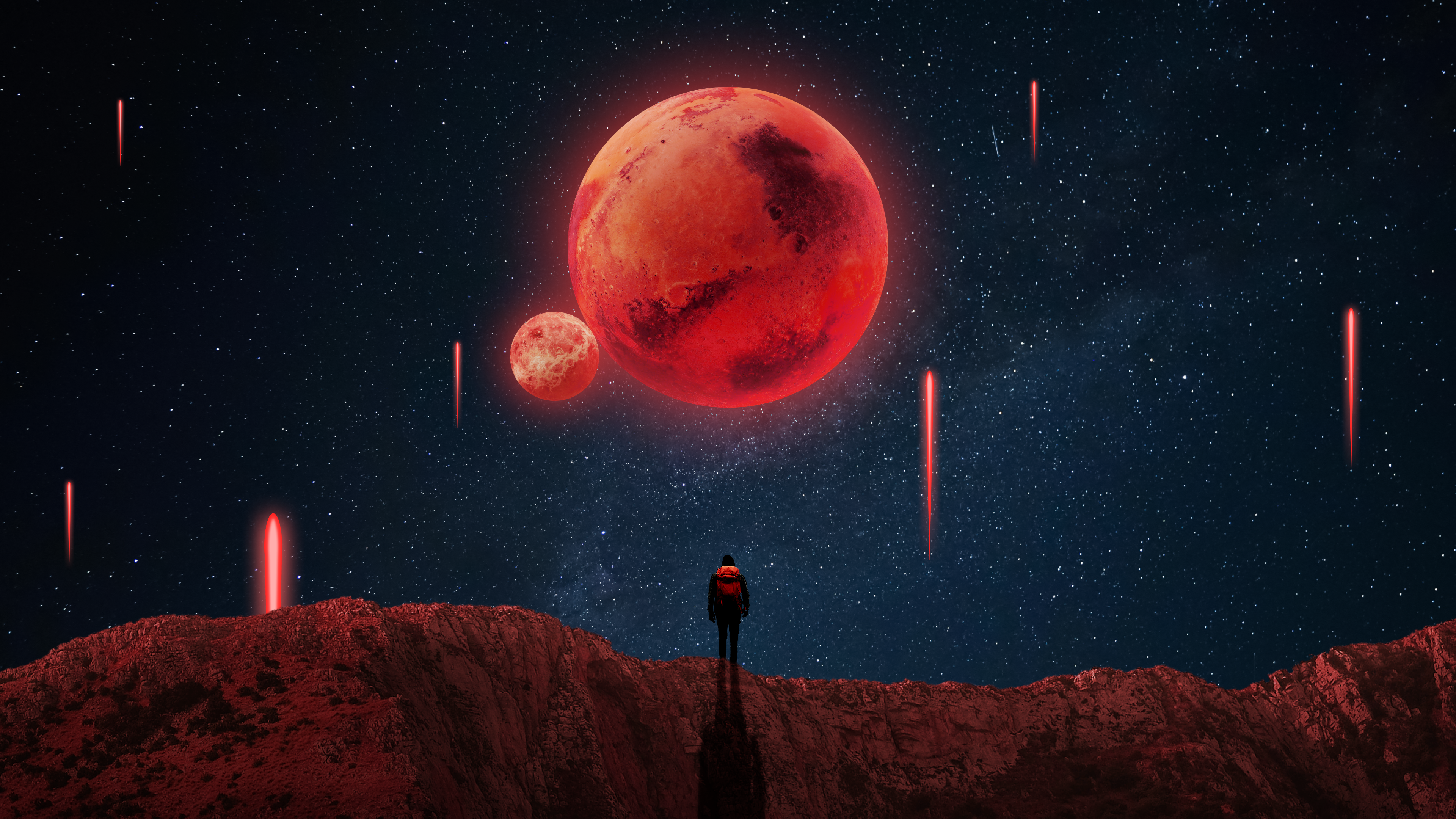 Example of Custom Space Digital Artwork