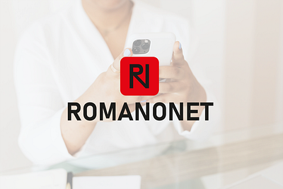 Logo design and guidelines - ROMANONET adobe photoshop branding design graphic design illustration logo typography vector