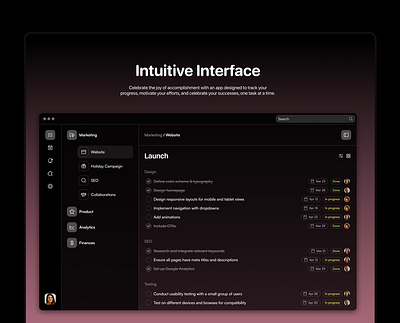 Web 3 features section ui