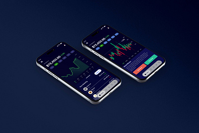 Crypto Exchange App UI Design – Mobile Dashboard Concept app ui design crypto exchange app ui design finance app design trading mobile app web3 app design ui