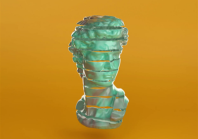 David in Slices 3d animation character cinema4d david marble michelangelo mograph motion design redshift statue
